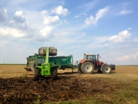 Düngung mit Wirtschaftsdünger in Maibach