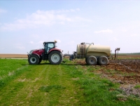 Düngung mit Wirtschaftsdünger in Maibach